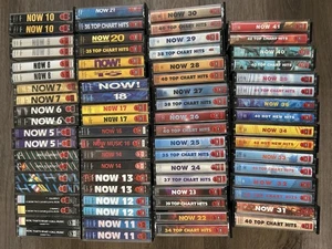 37 x NOW THATS WHAT I CALL MUSIC 1-41 CASSETTES  (READ) - Picture 1 of 10