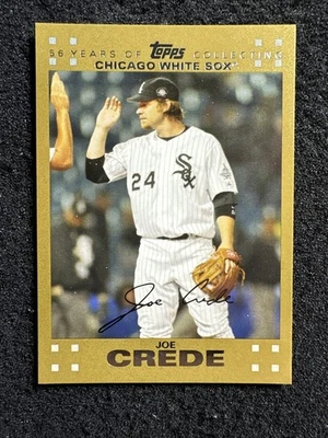 Joe Crede #92 2007 Topps Béisbol Dorado/2007 Cantidad Chicago White Sox Foto 1 de 2