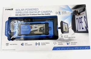 NIB Type S Solar-Powered Wireless Backup Camera Adjustable Lens 6.8" Touchscreen - Picture 1 of 8