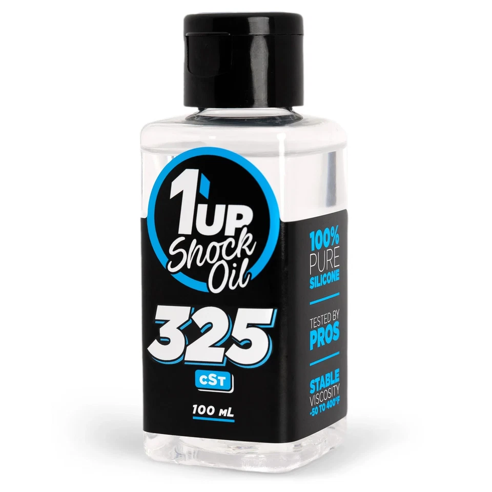 1Up Racing 100325 - Aceite de choque de silicona pura, 100 ml, 325 CST (28,5wt) Foto 1 de 1