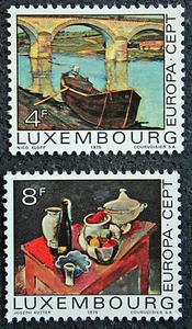 Briefmarken / Stamp LUXEMBURG Yvert et Tellier Nr. 856 und 857 n ** (cyn12) - Bild 1 von 1