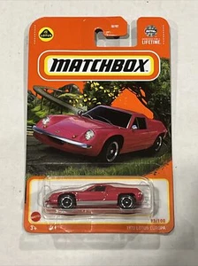 2024 Matchbox 1972 Lotus Europa Red #93 Mainline Case G/H Toy Car New - Picture 1 of 6