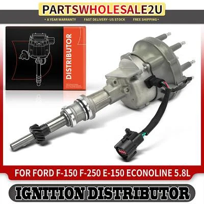 Distribuidor de encendido con tapa y rotor para Ford F-150 1993 1996 F-250 F-350 V8 5,8 L Foto 1 de 4