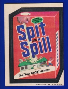 SPIT AND SPILL 1973 TOPPS WACKY PACKAGES series 3 EX-EXMINT (OC) - Picture 1 of 2