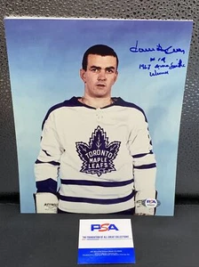DAVE KEON SIGNED 8x10 PHOTO 1967 CONN SMYTHE WINNER - PSA/DNA - Picture 1 of 1