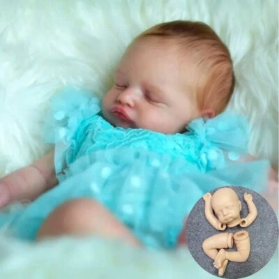 19 Inch Vinyl Reborn Doll Kit Hand Made Baby Rosalie Reborn Supply DIY Doll Kit.