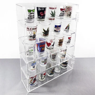 Clear Acrylic Display Case Countertop Cabinet Cakes Stand Box for Collectibles - Image 1 of 4