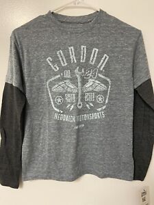 Jeff Gordon #24 Youth Split Sleeve Chase Gray Shirt Hendrick  Small 6-8  C