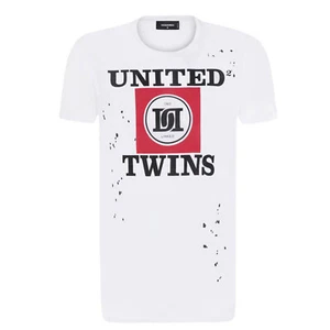 DSQUARED2 T-Shirt Herren - United Twins Print - Bild 1 von 4