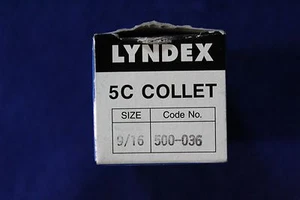 Collet LYNDEX 500-036 9/16" 5C NUEVO/SIN USAR - Imagen 1 de 3
