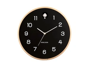 Karlsson Natural Cuckoo Wall Clock - BLACK (KA5886BK) - Picture 1 of 4