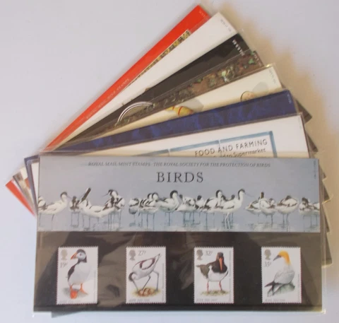 1989 Royal Mail Commemorative Presentation Packs. Sold separately & as year set Cover