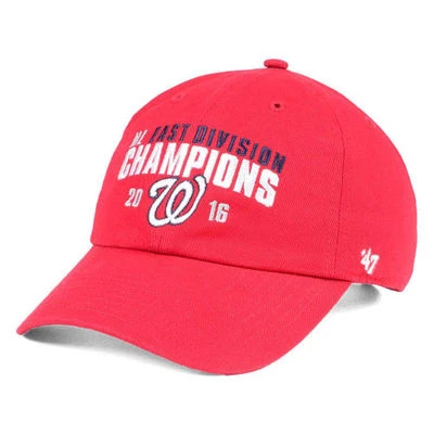 Washington Nationals MLB Clean Up 2016 East Division Champions Baseball Hat Cap - Image 1 of 4
