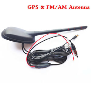 Car Stereo FM/AM Radio Amplifier Antenna Roof Mount GPS Navigation System Parts 