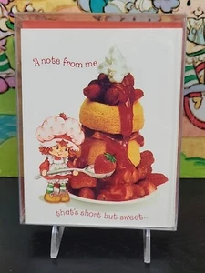 11 Adorable Vintage Strawberry Shortcake Note Cards Set By AGC in Original Box - Picture 1 of 24