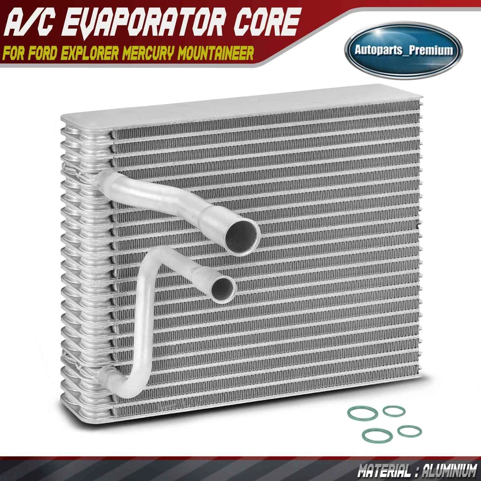 Núcleo evaporador de aire acondicionado frontal para Ford Explorer Mercury Mountaineer placa aleta Foto 1 de 4