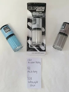 Bulk Wholesale 3 X Maybelline Color Show Nail Polishes - Picture 1 of 2
