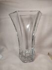 Vintage Glass Vase Indiana Hoosier 4041 Hexagon Clear Vase 10 Inches Tall Approx