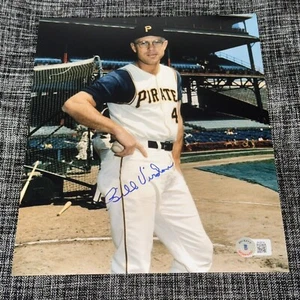 BILL VIRDON SIGNED AUTOGRAPH 8X10 PHOTO PITTSBURGH PIRATES MLB BECKETT BAS COA - Picture 1 of 1