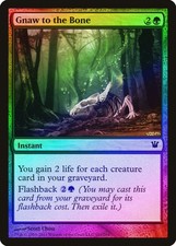 Gnaw to the Bone FOIL Innistrad PLD Green Common MAGIC MTG CARD ABUGames