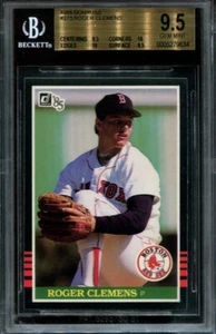 1985 Donruss Roger Clemens #273 2 x 10 Subs Rookie RC BGS 9.5 - Picture 1 of 2