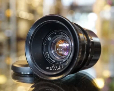 Jupiter-12 Black Photo Lens f2.8/35mm  M39 - Image 1 of 3