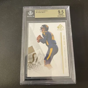 GENO SMITH 2013 SP AUTENTICO #4 ROOKIE WEST VIRGINIA BGS 9,5 Nessuno superiore - Foto 1 di 3