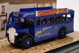 Lledo 8cm Long Diecast DG017029 - 1932 AEC Single Decker Bus - Amy Johnson - Picture 1 of 6