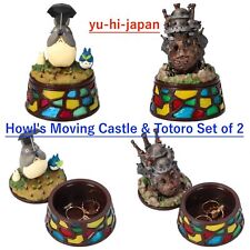 Studio Ghibli My Neighbor Totoro & Howl's Moving Castle Set of 2 Accessory Box