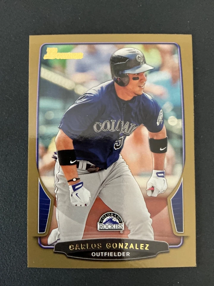 Base de papel Bowman 2013, oro, estado y ciudad natal, mini refractores envío gratuito Foto 1 de 1