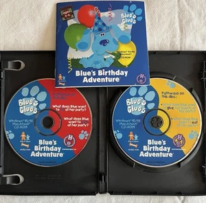 Blue's Clues "Blue's Birthday Adventure" PC CD 2000 Humongous Entertainment - Picture 1 of 5