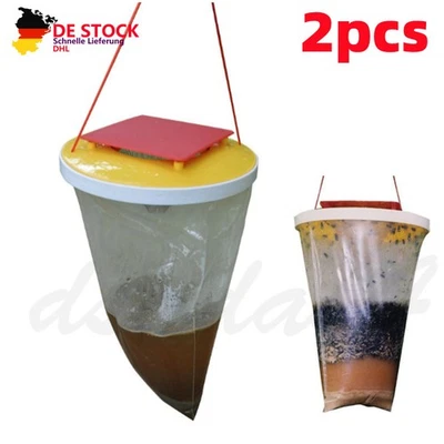 2X Fliegenfalle Fliegenbeutel Stallfliegenfalle nach Art Redtop Insektenabwehr - Bild 1 von 3