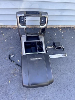 Consola central Ram Limited 13-18 cuero madera negra 1500 2500 3500 intercambio completo Foto 1 de 4