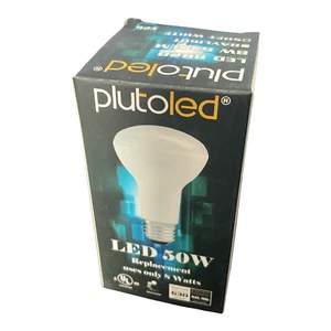 Pluto LED BR20 8W 630 Lumens 2700K Soft White Dimmable 120V Damp Location Rated - Picture 1 of 6