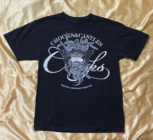 CROOKS & CASTLES Shirt Damen M Medusa Design Honor Amongst Thieves Snakes - Bild 1 von 3