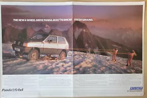 Original 1984 magazine advert FIAT PANDA 4x4 frame-ready wall-art - Picture 1 of 1
