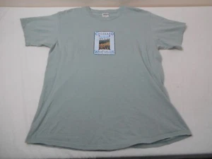 Vintage 90s Colorado Wildflowers T shirt Graphic Mountains Floral Cute Green L - Picture 1 of 9