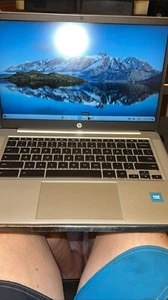 HP Chromebook 11A G6 EE AMD A4-9120c 32GB 4GB RAM Black 6KJ21UT#ABA - Picture 1 of 1