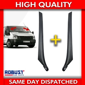 WINDSHIELD WINDSCREEN MOULDING LEFT & RIGHT TRIM PILLAR FOR FORD TRANSIT 2006+ON - Picture 1 of 13