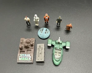 Vintage Galoob Micro Machines Lot Star Wars Figuren, Base & Schiffe selten - Bild 1 von 9