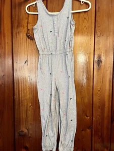 old navy one piece heart pajamas girls size 8 - Picture 1 of 2