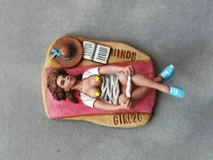 Mädchen am Strand bemalt Akt Miniatur Mädchen-026 Dose 54 mm 1/32 Actionfigur - Bild 1 von 7