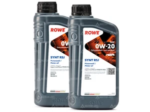 2 Liter (2x1L) ROWE HIGHTEC SYNT RSJ SAE 0W-20 Motoröl Otto- und Hybridmotoren - Bild 1 von 1