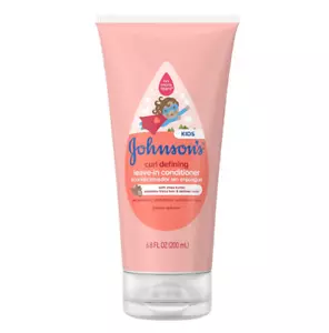 Johnson's Curl Tear-Free Kids Leave-in Conditioner with Shea Butter & Sulfate. - Picture 1 of 4