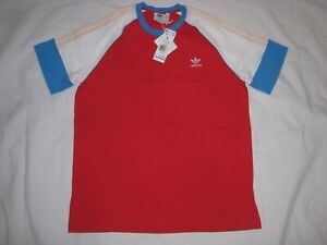 Adidas Originals Collegiate Gold/Puls SS Tee T-SHIRT RED/Blue/WHITE HY8695 L, XL
