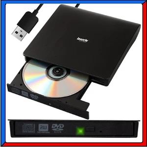 Masterizzatore DVD CD Esterno USB 3.0 per PC Laptop Mac Win Portatile Notebook - Foto 1 di 10