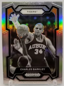 🏀2024 Panini Prizm Draft Picks Charles Barkley #39 Auburn Tigers Silver Prizm🏀 - Picture 1 of 3