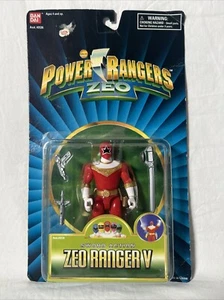 VINTAGE 1995 Power Rangers Zeo - Zeo Ranger V (Red) Sword Action (NEW/MIB) - Picture 1 of 3