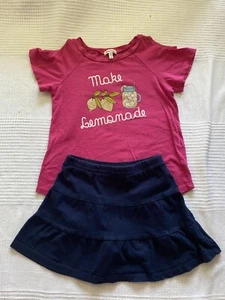 The Children’s Place short Skirt Size S & monteau Cold Shoulder Size S 5/6 - Picture 1 of 6