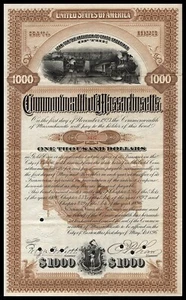 1896 Boston: Commonwealth of Massachusetts - Abolition of Grade Crossings - Picture 1 of 7